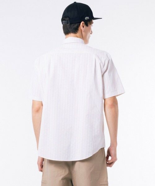 LACOSTE / ラコステ シャツ・ブラウス | モノグラム柄 プリントジャカードシャンブレーオックスフォードシャツ | 詳細12