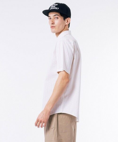 LACOSTE / ラコステ シャツ・ブラウス | モノグラム柄 プリントジャカードシャンブレーオックスフォードシャツ | 詳細13
