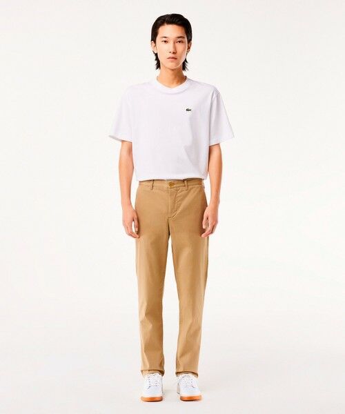 LACOSTE / ラコステ チノ・ワークパンツ | オーガニックコットン ロゴピスネーム スリムフィットストレッチチノパンツ | 詳細7