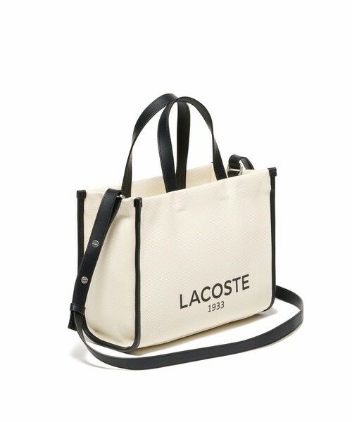 LACOSTE / ラコステ トートバッグ | ヘリテージキャンバス コットンキャンバストート 2WAY ショルダーバッグ | 詳細11