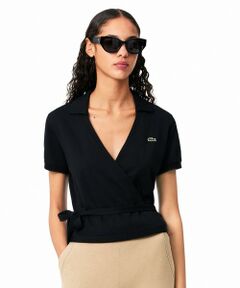 ラコステ♡ レディース ポロシャツ ブラック サイズL LACOSTE - LACOSTE ラコステ ポロシャツ レディース サイズ38 M