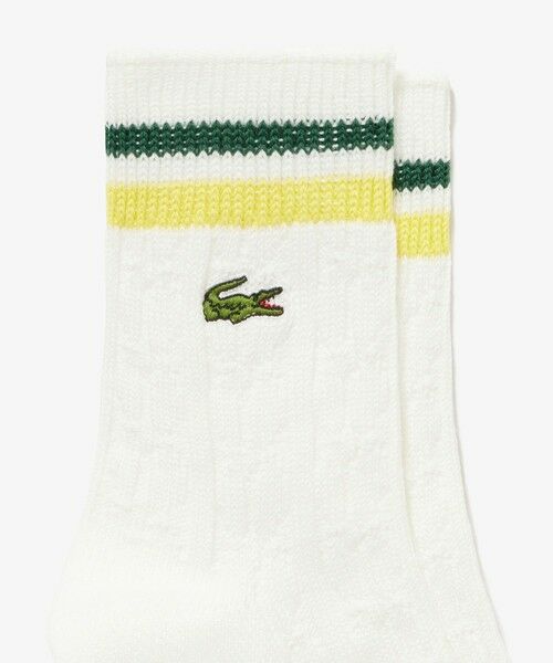 LACOSTE / ラコステ ソックス | ケーブルニットウィメンズラインドソックス(22cm-24cm) | 詳細3