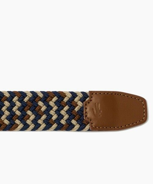 LACOSTE / ラコステ ベルト・サスペンダー | マルチカラーストレッチメッシュベルト（レッド） | 詳細5