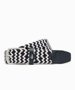 LACOSTE / ラコステ ベルト・サスペンダー | マルチカラーストレッチメッシュベルト（ブラック）