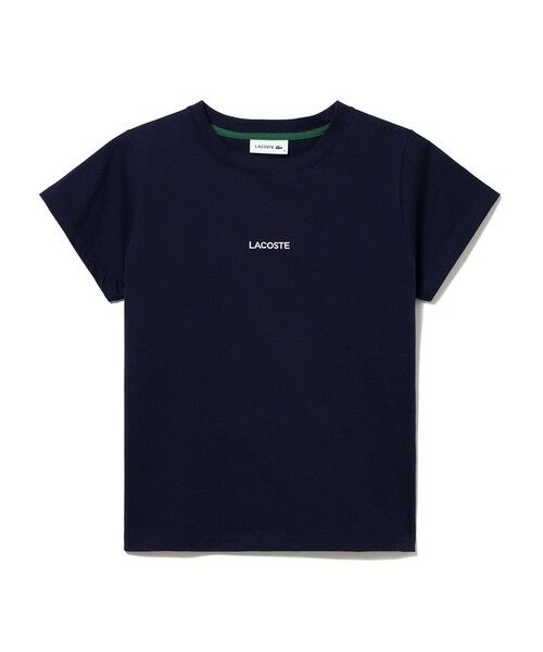 LACOSTE / ラコステ Tシャツ | コンパクトブランドネーム刺繍ロゴ 半袖Tシャツ | 詳細12