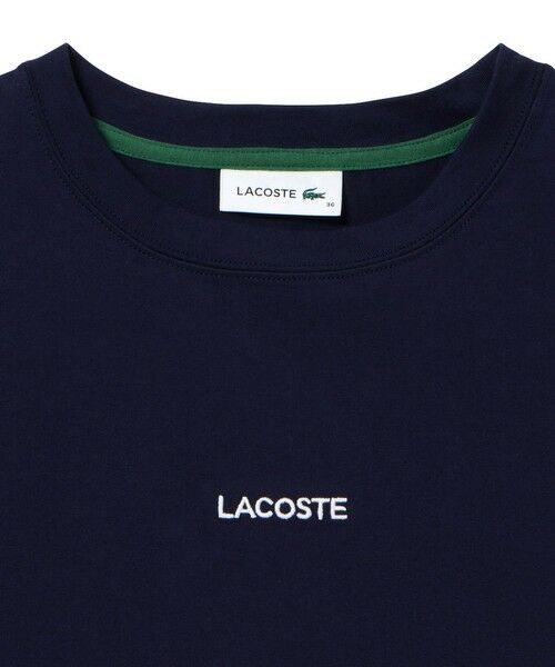 LACOSTE / ラコステ Tシャツ | コンパクトブランドネーム刺繍ロゴ 半袖Tシャツ | 詳細15