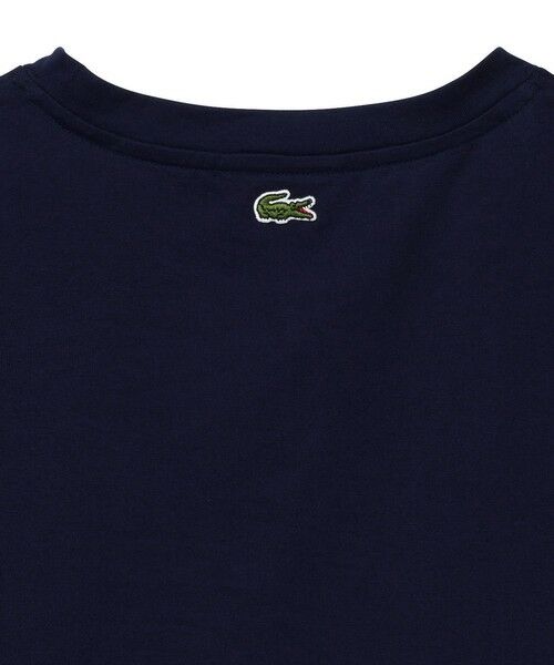 LACOSTE / ラコステ Tシャツ | コンパクトブランドネーム刺繍ロゴ 半袖Tシャツ | 詳細16