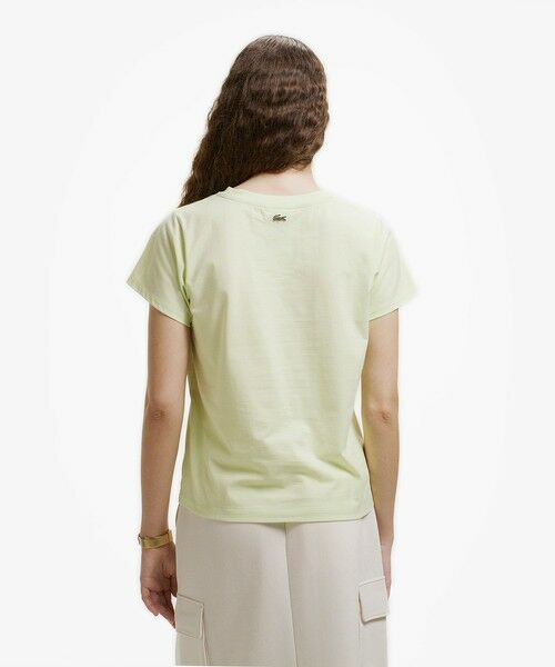 LACOSTE / ラコステ Tシャツ | コンパクトブランドネームロゴ半袖Tシャツ | 詳細14