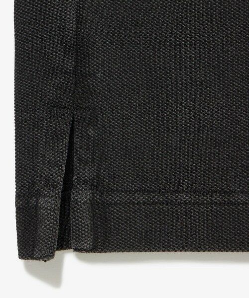 LACOSTE / ラコステ Tシャツ | 配色リブニットインディゴ鹿の子 半袖Tシャツ | 詳細8