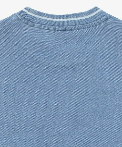 LACOSTE / ラコステ Tシャツ | 配色リブニットインディゴ鹿の子 半袖Tシャツ | 詳細10