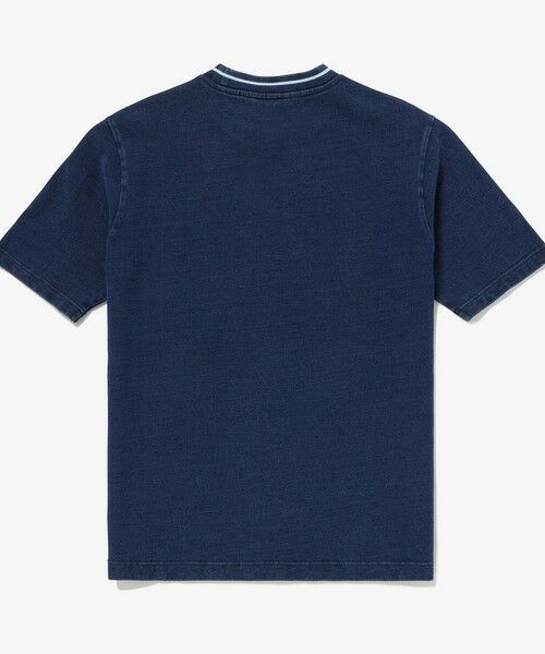 LACOSTE / ラコステ Tシャツ | 配色リブニットインディゴ鹿の子 半袖Tシャツ | 詳細19