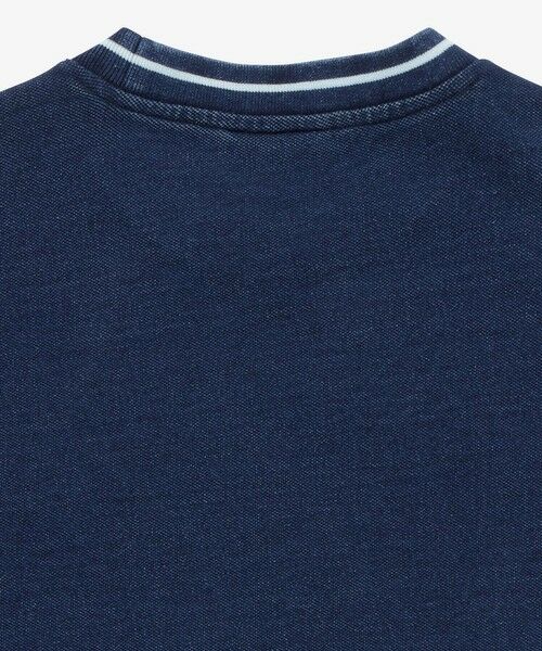 LACOSTE / ラコステ Tシャツ | 配色リブニットインディゴ鹿の子 半袖Tシャツ | 詳細20