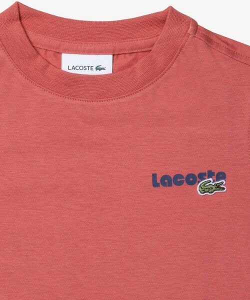 LACOSTE / ラコステ Tシャツ | ポップフォントロゴネームバックプリントTシャツ | 詳細4