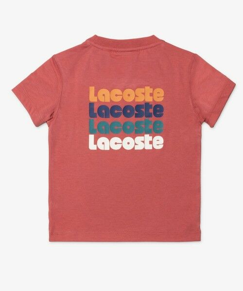 LACOSTE / ラコステ Tシャツ | ポップフォントロゴネームバックプリントTシャツ | 詳細5