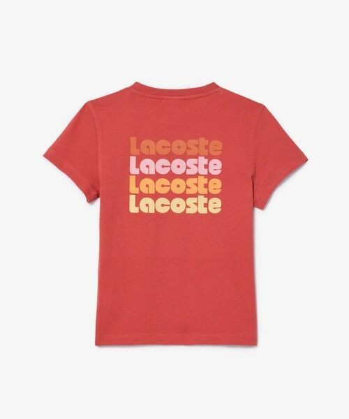 LACOSTE / ラコステ Tシャツ | ポップフォントロゴネームバックプリントTシャツ | 詳細9