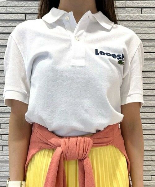 LACOSTE / ラコステ ポロシャツ | ネームプリントウォッシュドポロシャツ | 詳細2