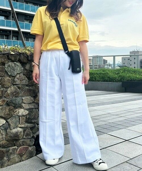 LACOSTE / ラコステ ポロシャツ | ネームプリントウォッシュドポロシャツ | 詳細9