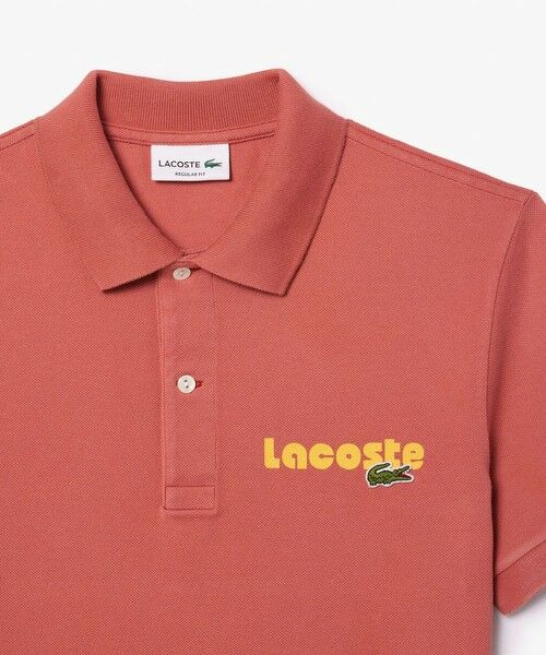 LACOSTE / ラコステ ポロシャツ | ネームプリントウォッシュドポロシャツ | 詳細11