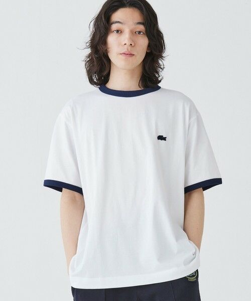 LACOSTE / ラコステ Tシャツ | 【オンライン限定】LACOSTE ワンポイントロゴ リンガーTシャツ | 詳細2