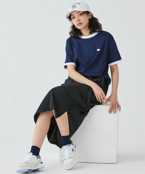 LACOSTE / ラコステ Tシャツ | 【オンライン限定】LACOSTE ワンポイントロゴ リンガーTシャツ | 詳細18