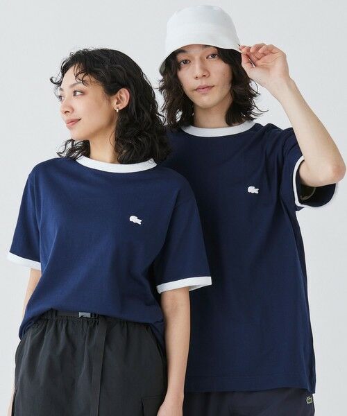 LACOSTE / ラコステ Tシャツ | 【オンライン限定】LACOSTE ワンポイントロゴ リンガーTシャツ | 詳細16