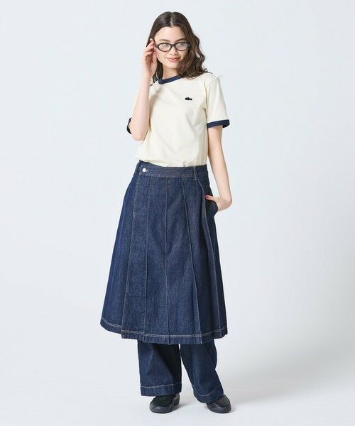 LACOSTE / ラコステ Tシャツ | 【オンライン限定】LACOSTE ワンポイントロゴ リンガーTシャツ | 詳細17
