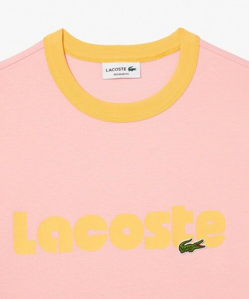 セール】 ネームプリントトリムTシャツ （Tシャツ）｜LACOSTE