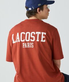 LACOSTE / ラコステ Tシャツ | ヘビーウェイト オーバーサイズバックプリントベーシック半袖Tシャツ