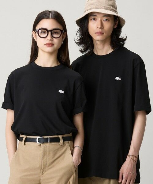 LACOSTE / ラコステ Tシャツ | ヘビーウェイト オーバーサイズバックプリントベーシック半袖Tシャツ | 詳細1