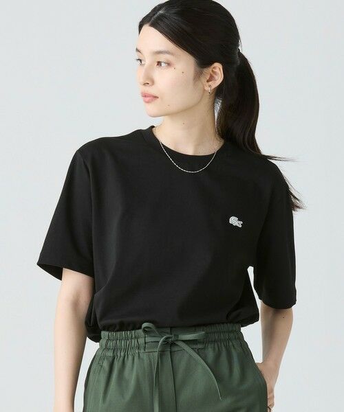 LACOSTE / ラコステ Tシャツ | ヘビーウェイト オーバーサイズバックプリントベーシック半袖Tシャツ | 詳細3