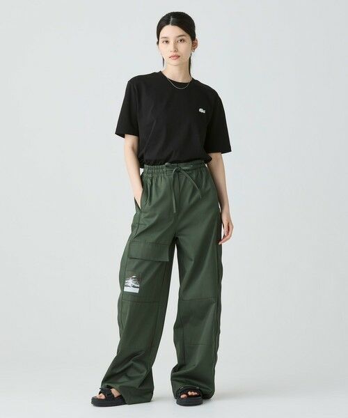 LACOSTE / ラコステ Tシャツ | ヘビーウェイト オーバーサイズバックプリントベーシック半袖Tシャツ | 詳細5