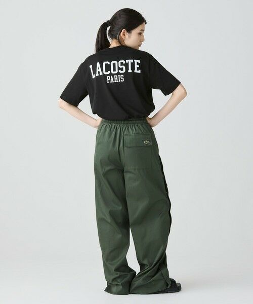 LACOSTE / ラコステ Tシャツ | ヘビーウェイト オーバーサイズバックプリントベーシック半袖Tシャツ | 詳細7