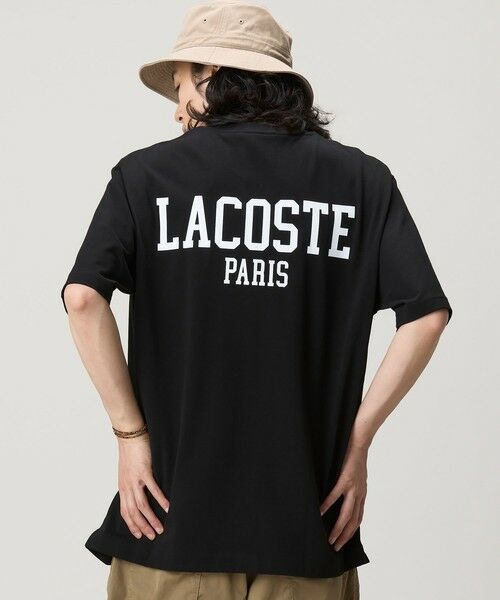 LACOSTE / ラコステ Tシャツ | ヘビーウェイト オーバーサイズバックプリントベーシック半袖Tシャツ | 詳細3