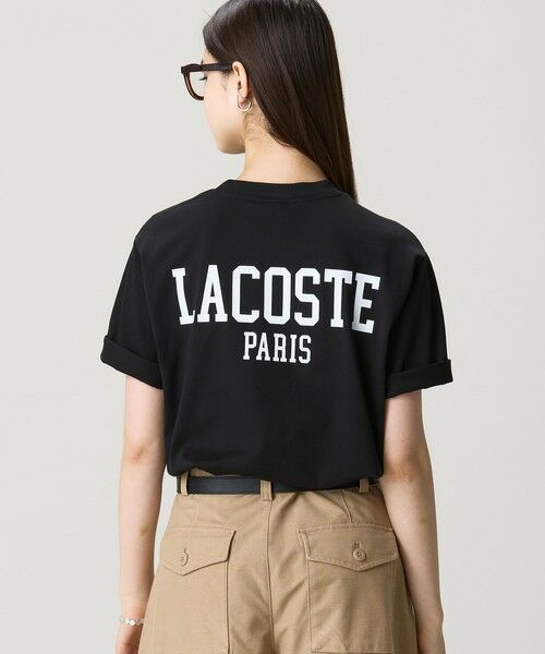LACOSTE / ラコステ Tシャツ | ヘビーウェイト オーバーサイズバックプリントベーシック半袖Tシャツ | 詳細5
