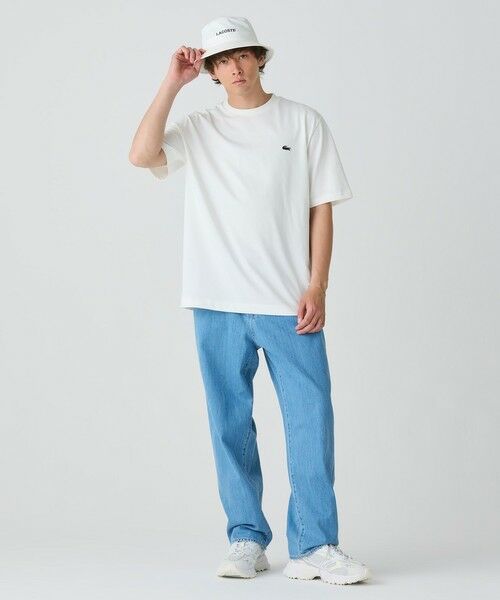 LACOSTE / ラコステ Tシャツ | ヘビーウェイト オーバーサイズバックプリントベーシック半袖Tシャツ | 詳細12