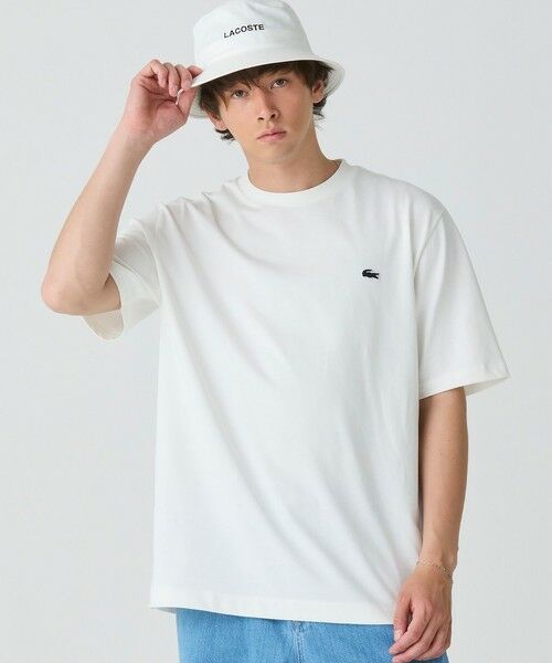 LACOSTE / ラコステ Tシャツ | ヘビーウェイト オーバーサイズバックプリントベーシック半袖Tシャツ | 詳細14