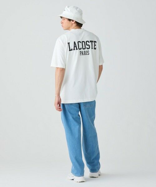 LACOSTE / ラコステ Tシャツ | ヘビーウェイト オーバーサイズバックプリントベーシック半袖Tシャツ | 詳細16