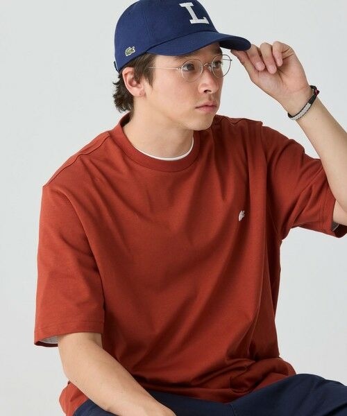 LACOSTE / ラコステ Tシャツ | ヘビーウェイト オーバーサイズバックプリントベーシック半袖Tシャツ | 詳細16