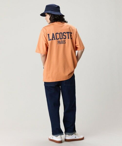 LACOSTE / ラコステ Tシャツ | ヘビーウェイト オーバーサイズバックプリントベーシック半袖Tシャツ | 詳細20