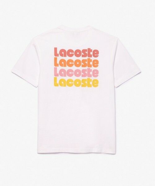 LACOSTE / ラコステ Tシャツ | リピートネームバックプリントTシャツ | 詳細4