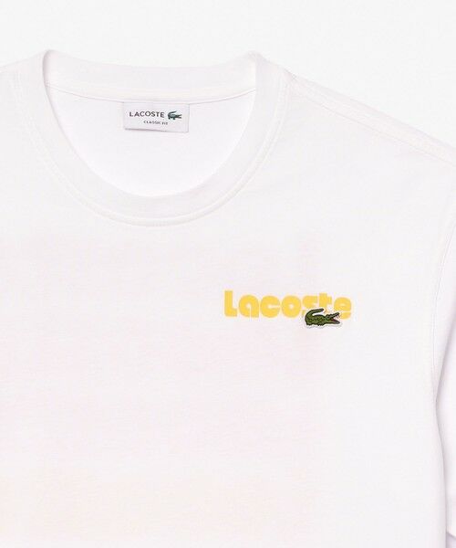 LACOSTE / ラコステ Tシャツ | リピートネームバックプリントTシャツ | 詳細5