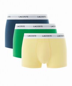 LACOSTE / ラコステ ボクサーパンツ・ブリーフ | エッセンシャルトランクボクサーショーツグラデーション3色セット / ボクサーパンツ