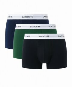LACOSTE / ラコステ ボクサーパンツ・ブリーフ | エッセンシャルトランクボクサーショーツグラデーション3色セット / ボクサーパンツ