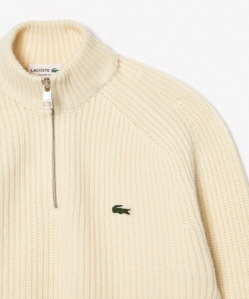 LACOSTE / ラコステ ニット・セーター | エッセンシャルハーフジップウールセーター | 詳細9