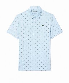 LACOSTE / ラコステ ポロシャツ | UVカット ミニマム総柄プリント 比翼仕立て ウルトラドライ ゴルフポロシャツ