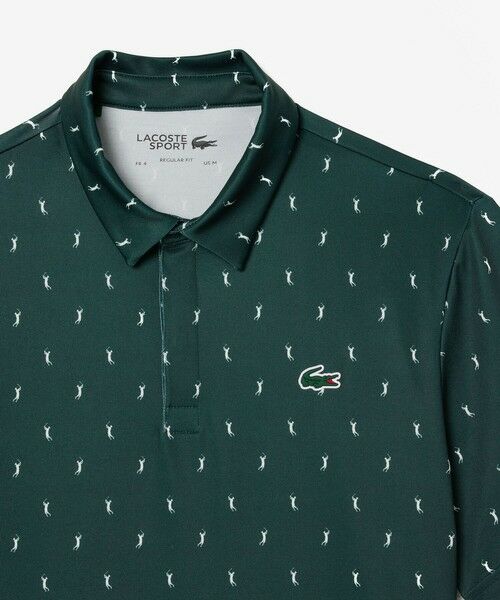 LACOSTE / ラコステ ポロシャツ | UVカット ミニマム総柄プリント 比翼仕立て ウルトラドライ ゴルフポロシャツ | 詳細19