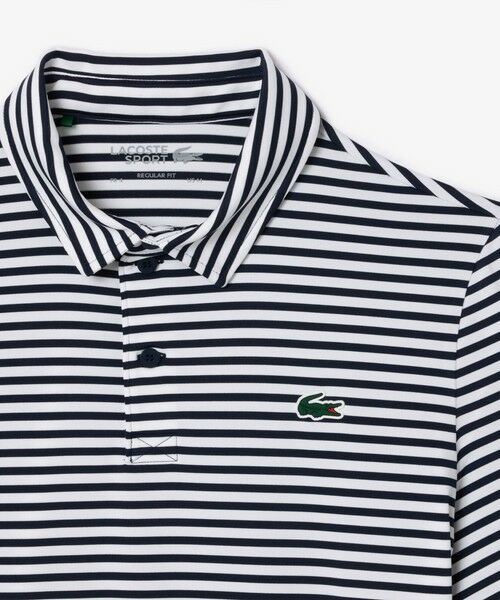 LACOSTE / ラコステ ポロシャツ | UVカット UPF50+ ウルトラドライバイカラーボーダーポロシャツ | 詳細4