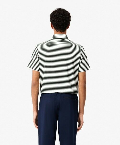 LACOSTE / ラコステ ポロシャツ | UVカット UPF50+ ウルトラドライバイカラーボーダーポロシャツ | 詳細13