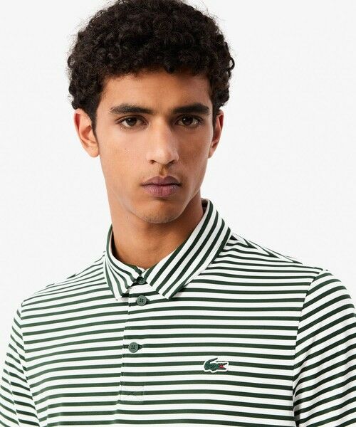 LACOSTE / ラコステ ポロシャツ | UVカット UPF50+ ウルトラドライバイカラーボーダーポロシャツ | 詳細16