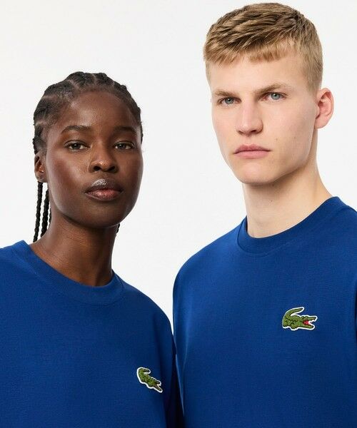 LACOSTE / ラコステ Tシャツ | シェニールワニロゴ オーバーサイズ半袖Tシャツ / ルーズフィットT | 詳細11